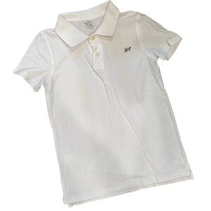 Crewcuts Boy’s White Cotton Polo Shirt size 12